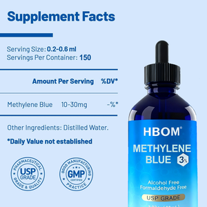 メチレンブルー液 60ml ピペット付き 3% プレミアム溶液 研究所でテスト済み 高濃度液体 - Product Image 4