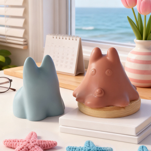 J10-488 özel DIY Shar Pei köpek kedi süt jöle kalıp pişirme silikon kek kalıp karikatür süt ejderha puding mus kalıp - Product Image 5