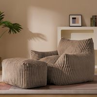 Direct usine : Ensemble de canapés compressés en boîte, Fauteuil pouf en mousse à mémoire de forme, Meubles de salon modulaires sectionnels emballés sous vide