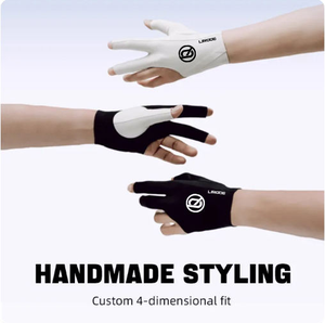 Guantes de Billar Nooker de Alta Calidad con Diseño Sin Costuras, Logotipos Personalizados, para <span class=keywords><strong>Mano</strong></span> Derecha, <span class=keywords><strong>Segunda</strong></span> Piel - Product Image 4