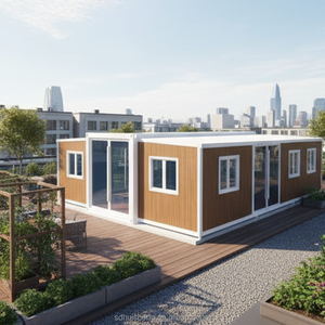 Steel Frame Luxury Expandable Foldable Container <b>House</b> with Customizable Size for Remote Area Housing Mall & School Use - Product Image 6