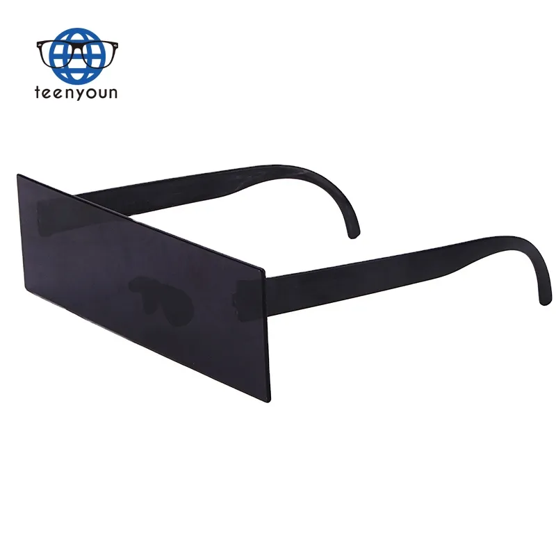 Teenyoun New Product Deal With It Lunettes One Piece Rectangle Black Bar hot Second element lunettes de soleil