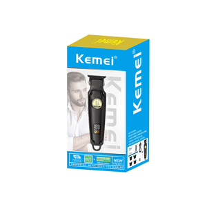 Kemei Km-2371 Cortadora <span class=keywords><strong>de</strong></span> <span class=keywords><strong>Pelo</strong></span> <span class=keywords><strong>Profesional</strong></span> Inalámbrica <span class=keywords><strong>de</strong></span> 1200mAh, Recortadora Eléctrica con Pantalla LCD USB, Máquina para <span class=keywords><strong>Cortar</strong></span> <span class=keywords><strong>Barba</strong></span> OEM - Product Image 6