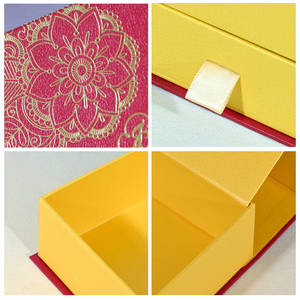 Boîte en carton kraft personnalisée avec impression, emballage recyclable avec couvercle, poignée et trou pour fruits, fruits secs, collations, œufs, crème glacée - Product Image 3