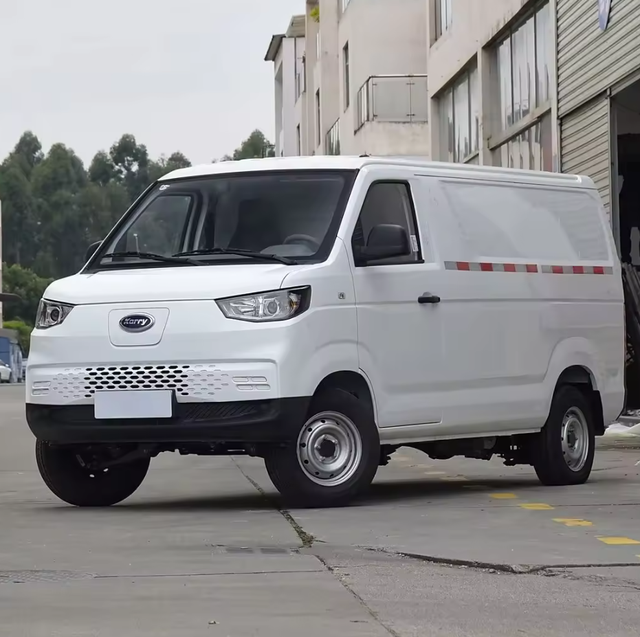 2026 New Chery Karry Cowfish EV6 38.64KW/h Electric Mini Cargo Van Blind Warehouse Export LHD