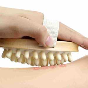 Corps <span class=keywords><strong>Anti</strong></span> <span class=keywords><strong>Cellulite</strong></span> <span class=keywords><strong>Brosse</strong></span> Apaisant <span class=keywords><strong>Bois</strong></span> Huile Essentielle Spa Coussin D'air Massage Cheveux Peigne Cuir Chevelu <span class=keywords><strong>Brosse</strong></span> De Massage Peau Morte Remover - Product Image 3