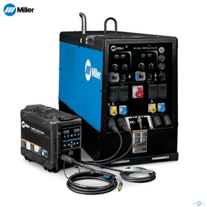 เครื่องเชื่อมดีเซล Miller Big Blue 700X แบบเคลื่อนที่บนรถพ่วง สำหรับเชื่อมโลหะด้วยระบบอาร์ค DC - Product Image 1