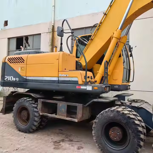 Machine à vendre dans le monde entier HYUNDAI 210W-7 210W-9 Pelle sur pneus 21 tonnes Pelle coréenne originale d'occasion en stock - Product Image 4