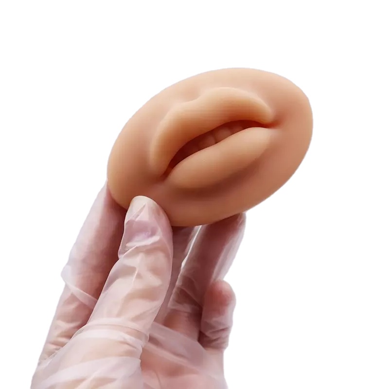 Реалистичная тренировочная объемная кожа PMU для практики открытия рта для перманентного макияжа