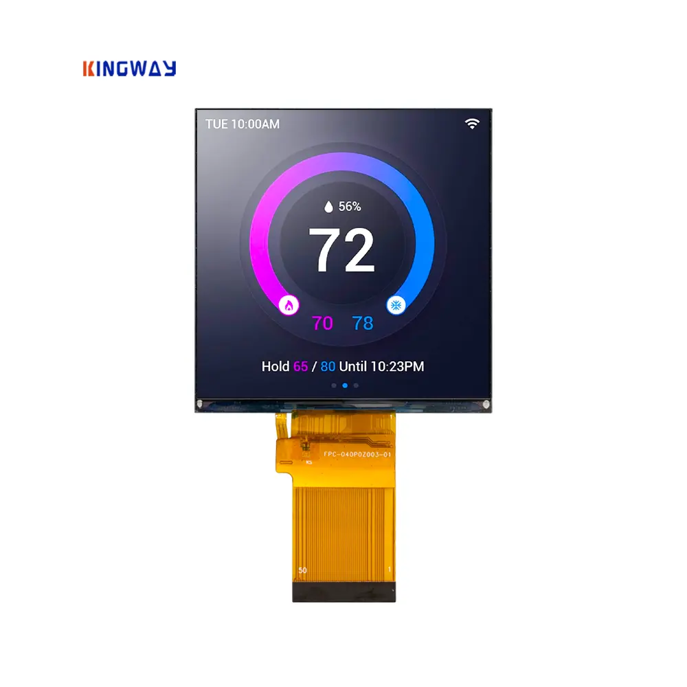 Tela quadrada OEM 4" 480x480 All O'clock Interface SPI/RGB Tft LCD Ips 4 polegadas para Smart Home