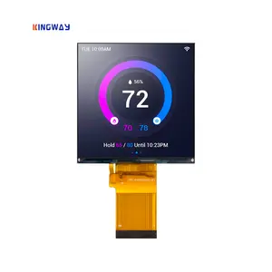 OEM 4" จอแสดงผลสแควร์ 480x480 ทั้งหมดนาฬิกา SPI/RGB อินเทอร์เฟซ 4 นิ้ว Ips Tft Lcd สําหรับสมาร์ทโฮม