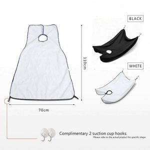 Cape de rasage pour homme anti-adhésive, respirante et durable, sans manches, avec ventouse puissante, cadeau, tablier de rasage - Product Image 6