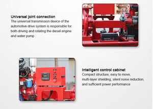 Bomba de Agua Centrífuga Roja de Una Etapa, Resistente a la Corrosión, Personalizada de Fábrica, Eléctrica de 220v, para Riego Agrícola - Product Image 4