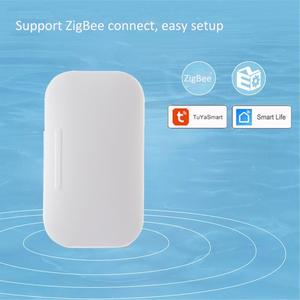 ZigBee Cảm Biến Rò Rỉ Nước Và Báo Động Với Rò Rỉ Cảnh Báo Rò Rỉ Nước Phát Hiện Rò Rỉ Cảm Biến Lũ Lụt Báo Động Pin Powered - Product Image 4