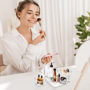 Organisateurs de <span class=keywords><strong>tiroir</strong></span> multi-tailles avec coussin en silicone <span class=keywords><strong>antidérapant</strong></span> Plateaux d'organisation de <span class=keywords><strong>tiroir</strong></span> de bureau pour gadgets de <span class=keywords><strong>cuisine</strong></span> ustensiles et bureau - Product Image 6