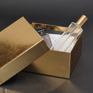 Logotipo personalizado de lujo <span class=keywords><strong>100</strong></span> Ml botella de Perfume embalaje caja de regalo cosméticos reciclables papel rígido Flip Top cajas - Product Image 2