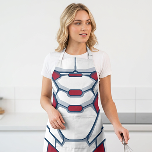 Tabliers de restaurant et de bar avec impression par sublimation intégrale sur le devant pour les professionnels, tabliers personnalisés avec logo par sublimation - Product Image 4