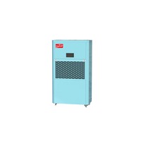Déshumidificateur industriel 220-230V avec affichage numérique, drainage direct, roulettes pivotantes, pour entrepôt, sous-sol, usine