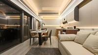 Maison Capsule Spatiale de Luxe Portable Modulaire à Panneaux Sandwich pour Appartement, Villa, Hôtel, Complexe Hôtelier, Camping