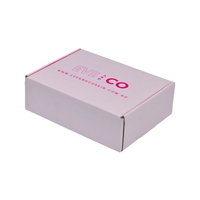 Boîtes d'expédition en carton ondulé recyclables avec laminage mat et doublure en mousse pour l'emballage de cosmétiques, cadeaux, vêtements et chaussures
