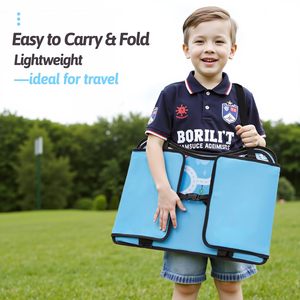 Free sample Kids Car Seat Tray for Travel Carseat <b>Table</b> Tray for Road Trip Activities <b>Toddler</b> Lap Desk Organizer for Airplane - Product Image 2