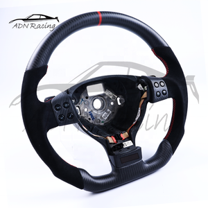Volante de Fibra de Carbono Real para VW Volkswagen Golf 5 GTI <span class=keywords><strong>R32</strong></span> Passat B6 Jetta Mk5 <span class=keywords><strong>Caddy</strong></span> Bora 2005-2009 - Product Image 3