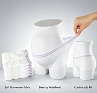 Culottes jetables post-partum en maille extensible, sous-vêtements de maternité doux et respirants pour l'accouchement et la récupération hospitalière