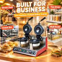 Machine à faire des burgers UFO, plaque antiadhésive, presse à sandwichs gelato, machine à faire des burgers en forme de soucoupe volante