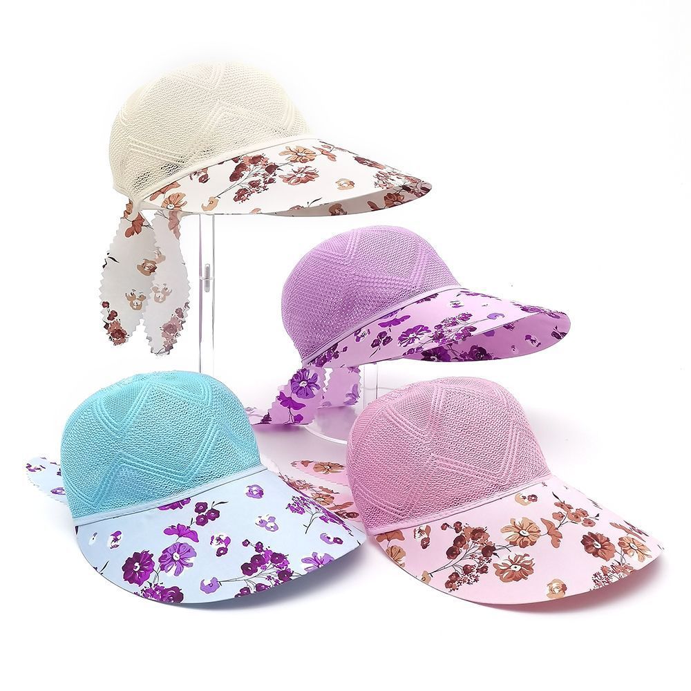 Casquette à visière bleue