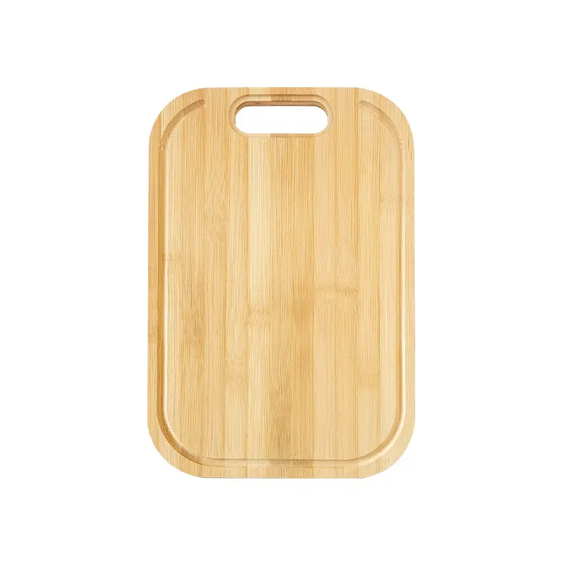 रसोई के भोजन के लिए लकड़ी के 2024 सेवारत बोर्ड बांस लकड़ी काटने बोर्ड गहरे रस के साथ लकड़ी काटने वाले बोर्ड सेट