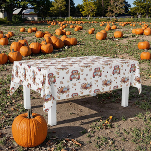 Lễ hội thu hoạch 60 \ "x 90 \" Mùa Thu Maple lá PE nhựa tablecover Khăn trải bàn thanh lịch cho lễ hội bảng thiết lập - Product Image 1