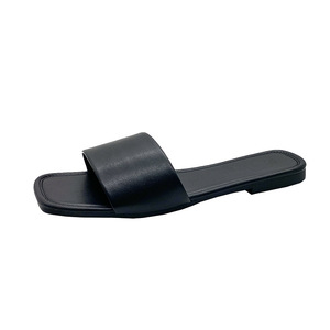 Nouvelle Tendance Estivale : Sandales Plates à Bout Ouvert pour Femme, Couleurs Mixtes, Nœud en PU, Semelle Intermédiaire en <span class=keywords><strong>EVA</strong></span> - Product Image 4
