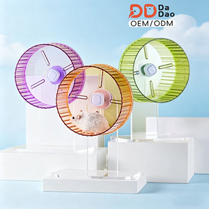 <span class=keywords><strong>Rueda</strong></span> de Ejercicio Extra Grande para Hámster, Transparente, de Acrílico, con Diseño Anti-Vuelco y Soporte, Anti-Pie Encalzado - Product Image 1