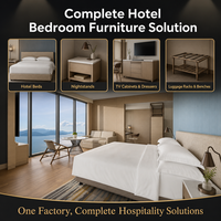 Meubles de chambre d'hôtel 3 étoiles, style européen classique, ensemble de meubles de chambre d'hôtel moderne, design de chambre d'hôtel personnalisé