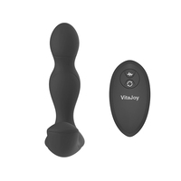VitaJoy Télécommande sans fil, Vibrateurs, Perles anales, Plug vibrant rotatif, Godemichés vibrants, Jouets sexuels de massage de la prostate pour femme