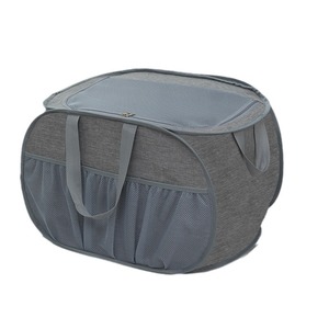 Organisateur de vêtements, panier à linge pliable, rectangulaire, en polyester, rangement pour salle de bain, support pour vêtements - Product Image 5