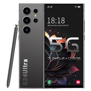 Teléfono Inteligente Android 14 Deca Core S-Pen S24 Ultra, 6+128 GB, Pantalla de 7.3 Pulgadas, Frecuencia de Actualización de 144 Hz, Cámara Trasera de 108 MP, Doble SIM, 6000 mAh - Product Image 1