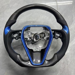 Volant de voiture en fibre de carbone personnalisé YLD pour Toyota Camry Corolla E210 (2019-2022), fond plat - Product Image 4