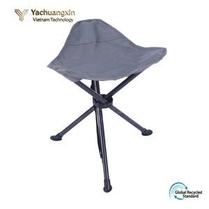 Portable Folding <b>Stool</b> Outdoor Camping Chair Aluminum Frame Oxford Fabric Tripod Design Minimalist Style Casual Use - Product Image 6