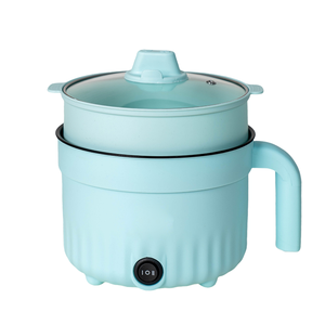 Cuisinière électrique rapide en gros 2 en 1 avec cuve antiadhésive, petite cuisinière à <span class=keywords><strong>riz</strong></span> pour la maison et le dortoir avec couvercle en verre trempé - Product Image 1