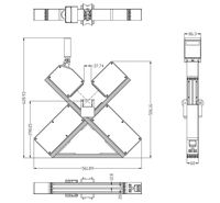 Jauge de diamètre laser haute précision 3070XY (télémètres laser) pour câbles et fils, étanche, plage de mesure 0,05-40 m