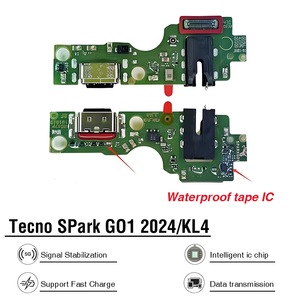 Connettore per porta di ricarica del cavo flessibile del telefono cellulare Oem compatibile per parti di ricambio Tecno Spark 8P Kg7 - Product Image 3