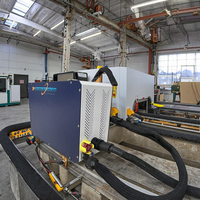 Machine de nettoyage au laser à fibre pulsée 500W 200W 300W pour métal, bois, pierre - Système portable de décapage de la rouille