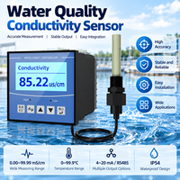 Capteur de salinité liquide Coda CDT-1T1B pour l'aquaculture, analogique/numérique, sorties 4-20mA RS485, électrode en alliage de titane, précision de 1%