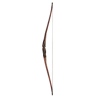 Laminasi Hybrid Bow Vendetta Dark Woodgrain dengan Berbagai Jenis Kayu yang Dilaminasi dengan Inti Bambu Fiberglass Gelap yang Transparan
