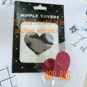 Offre Spéciale Jetable Noir mamelons Sexy en Forme De Coeur Sein Petit Mamelon Couverture Décorative <span class=keywords><strong>Seins</strong></span> Pasties - Product Image 5