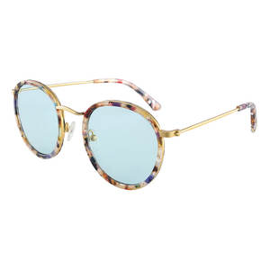 Nouveauté - Lunettes de soleil unisexes personnalisées à monture ronde en métal et acétate avec verres polarisés CR39 pour la conduite - Personnalisables - Product Image 1