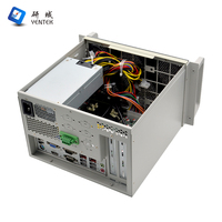 Ordinateur industriel en rack 4U Intel LGA1200 LGA1151 DDR4 MSATA PCIE X16 2 RS232 COM 2 LAN Serveur 4U Ordinateur de bureau industriel