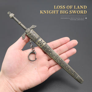 SQUAMA KNIFE juego Merch juego periférico 22CM Katana MODELO DE Metal llavero - Product Image 3