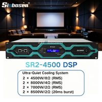 DSP Dijital Amplifikatör 2x45000W 8 Ohm 2x8000W 4 Ohm 2x7000W 2 Ohm Yazılım Ekranlı Kararlı Yüksek Güçlü Amplifikatörler